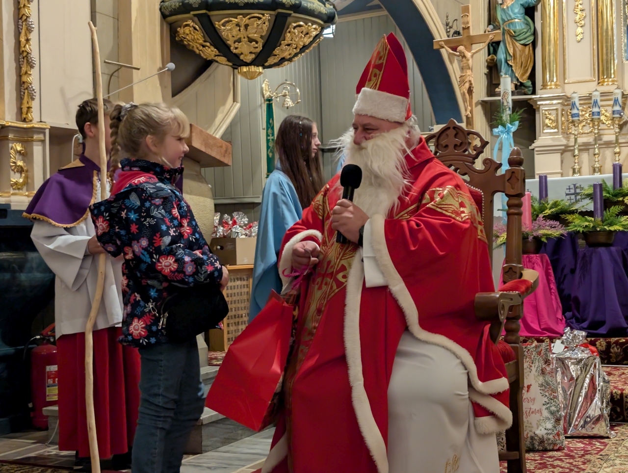 Wizyta Świętego Mikołaja